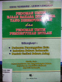 Pedoman Umum Ejaan Bahasa Indonesia yang disempurnakan