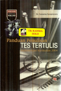 Panduan Penulisan Tes Tertulis Implementasi Kurikulum 2014