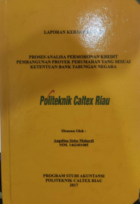 LAPORAN KERJA PRAKTEK