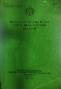 Pendidikan Agama Islam untuk Siswa SMU/SMK Kelas III