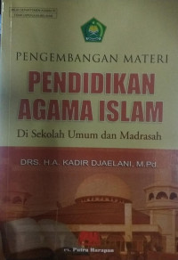 Pengembangan Materi Pendidikan Agama Islam