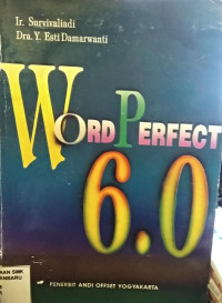 Image of Word Perfect 6.0