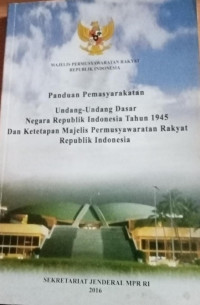 Panduan pemasyarakatan undang-undang dasar negara republik indonesia