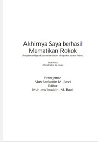 E-Book Akhirnya Saya Berhasil Mematikan Rokok
