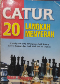 Catur 20 Langkah Menyerah