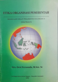 Etika Organisasi Pemerintah