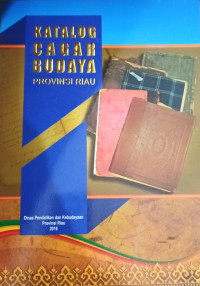 Image of Katalog cagar budaya provinsi riau