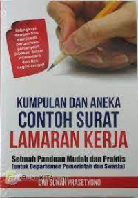 Kumpulan Dan Aneka Contoh Surat Lamaran Kerja