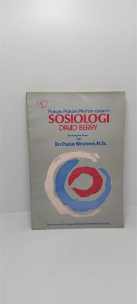 Pokok-Pokok Pikiran Dalam Sosiologi